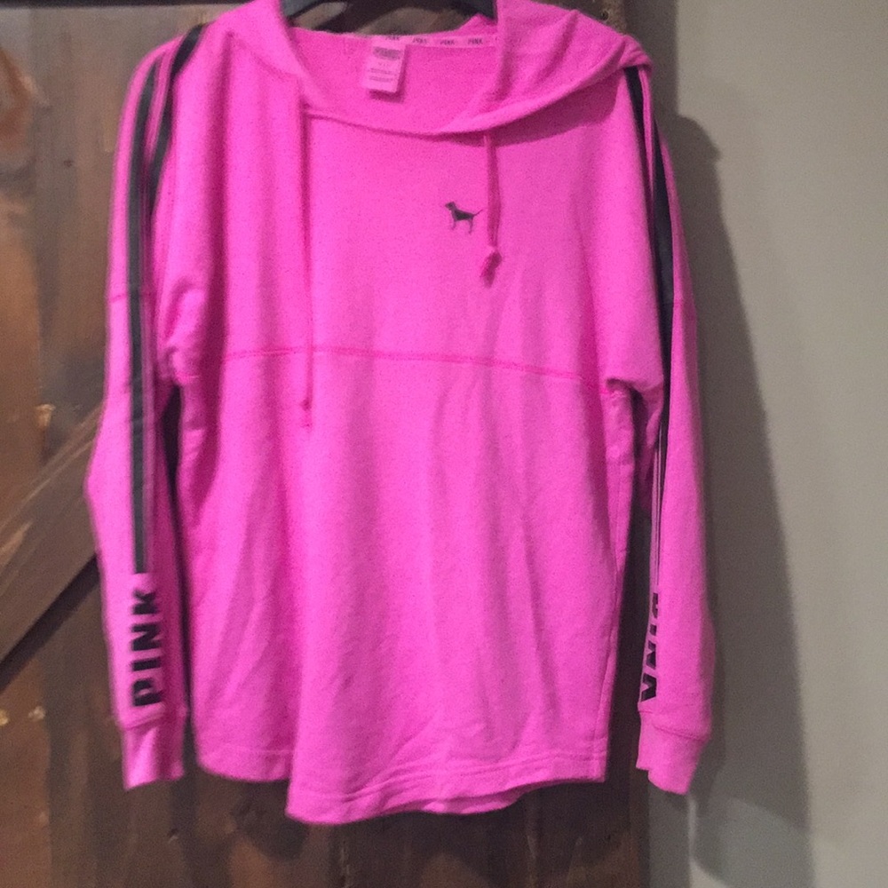 Pink and black hoodie by Pink